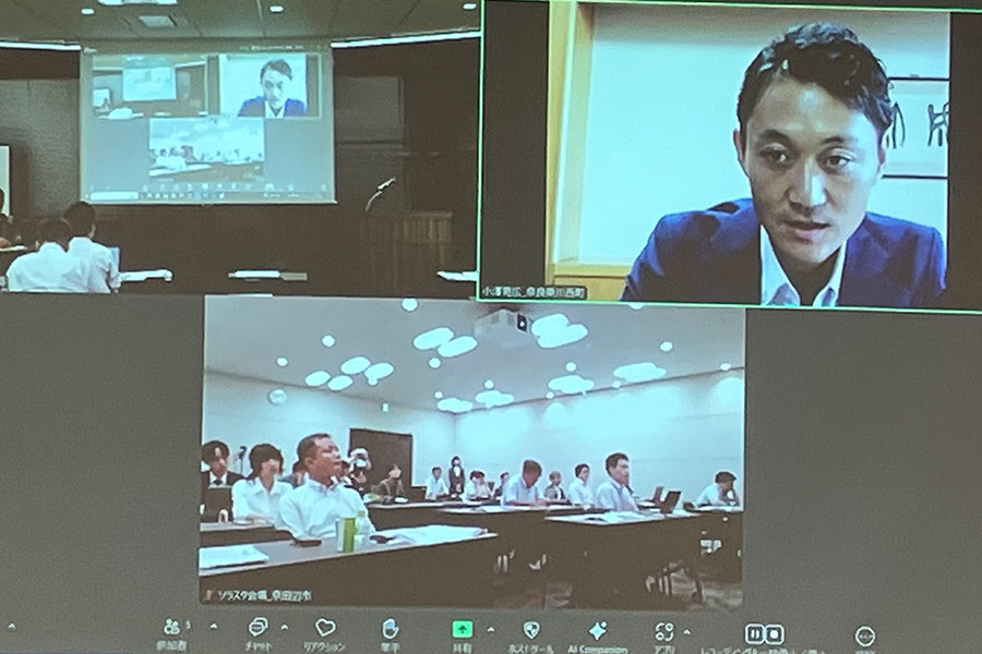 奈良県川西町 小澤市長