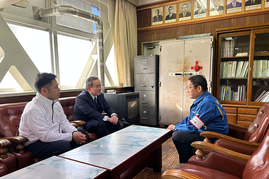 いわき市内田市長とのディスカッションの様子